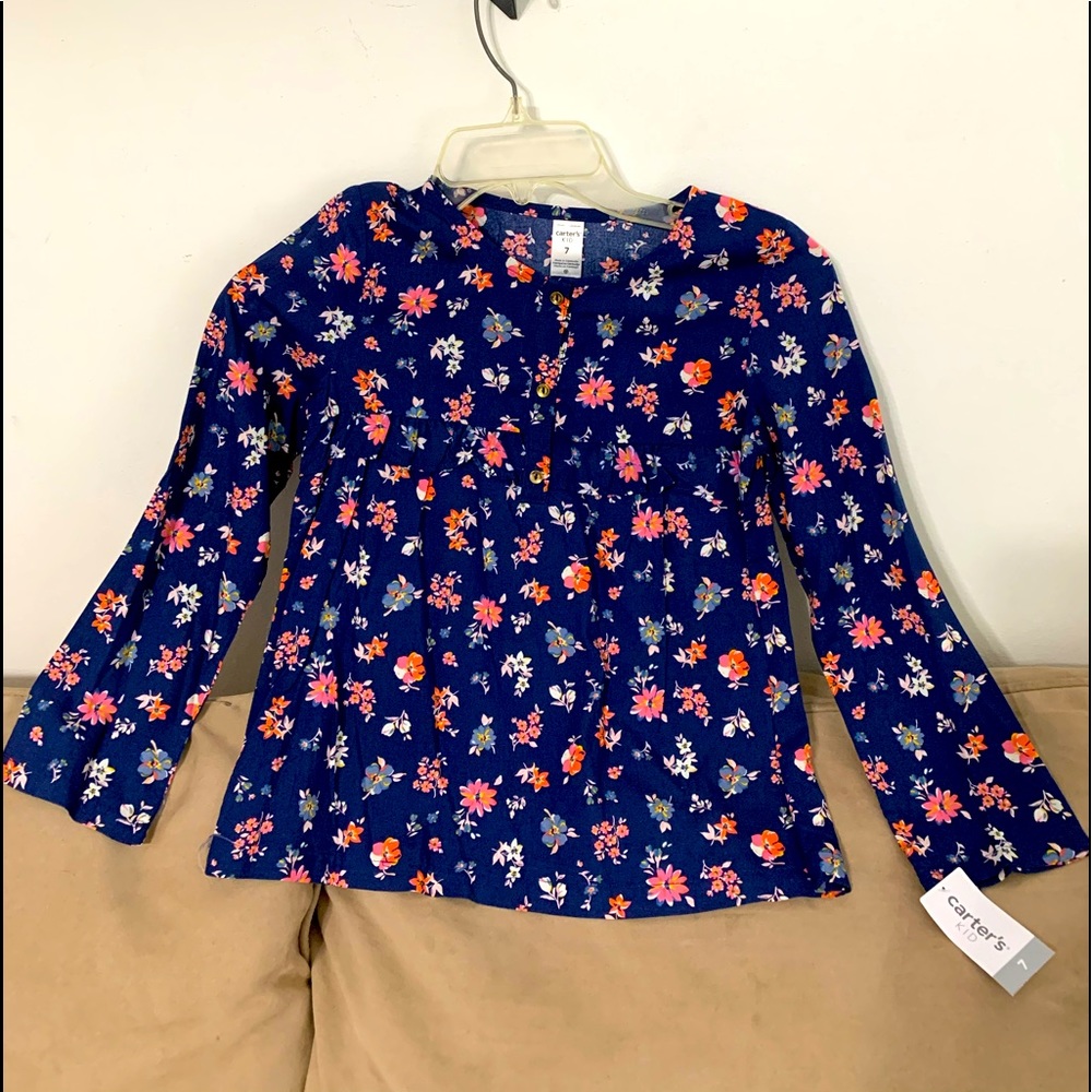 Carter’s brand new long sleeve size 7 blouse